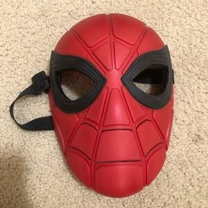 Red Spider Mask with Black Accents